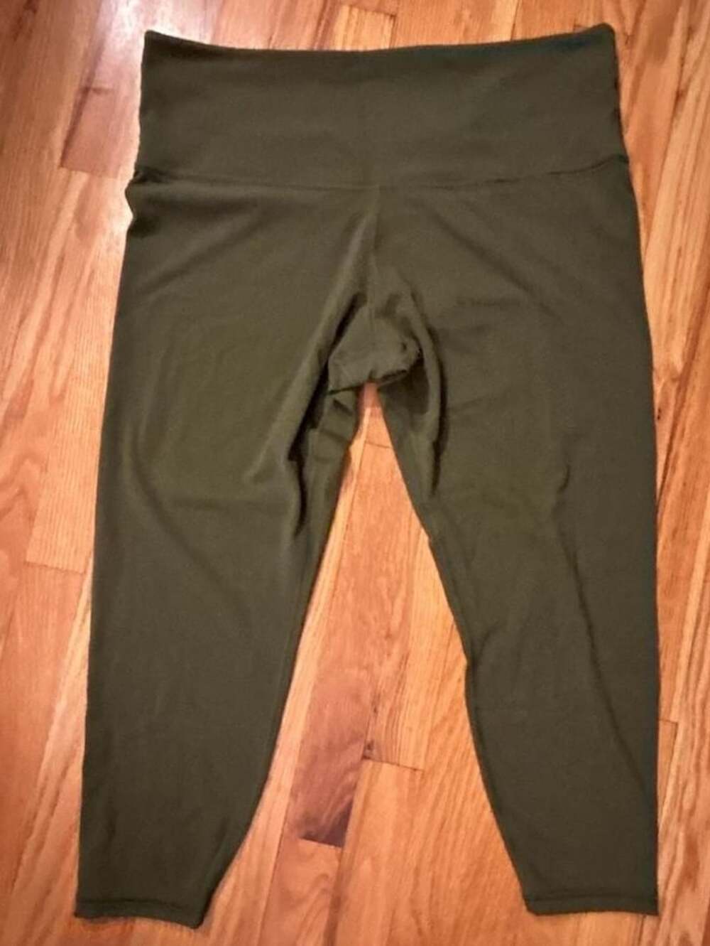 Athleta Elation 7/8 Size 2X Green High Rise Leggings
